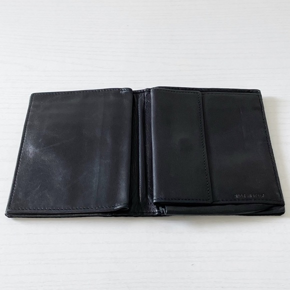 Prada quilted nylon triangle logo lambskin leather bifold wallet - Picture 7 of 11